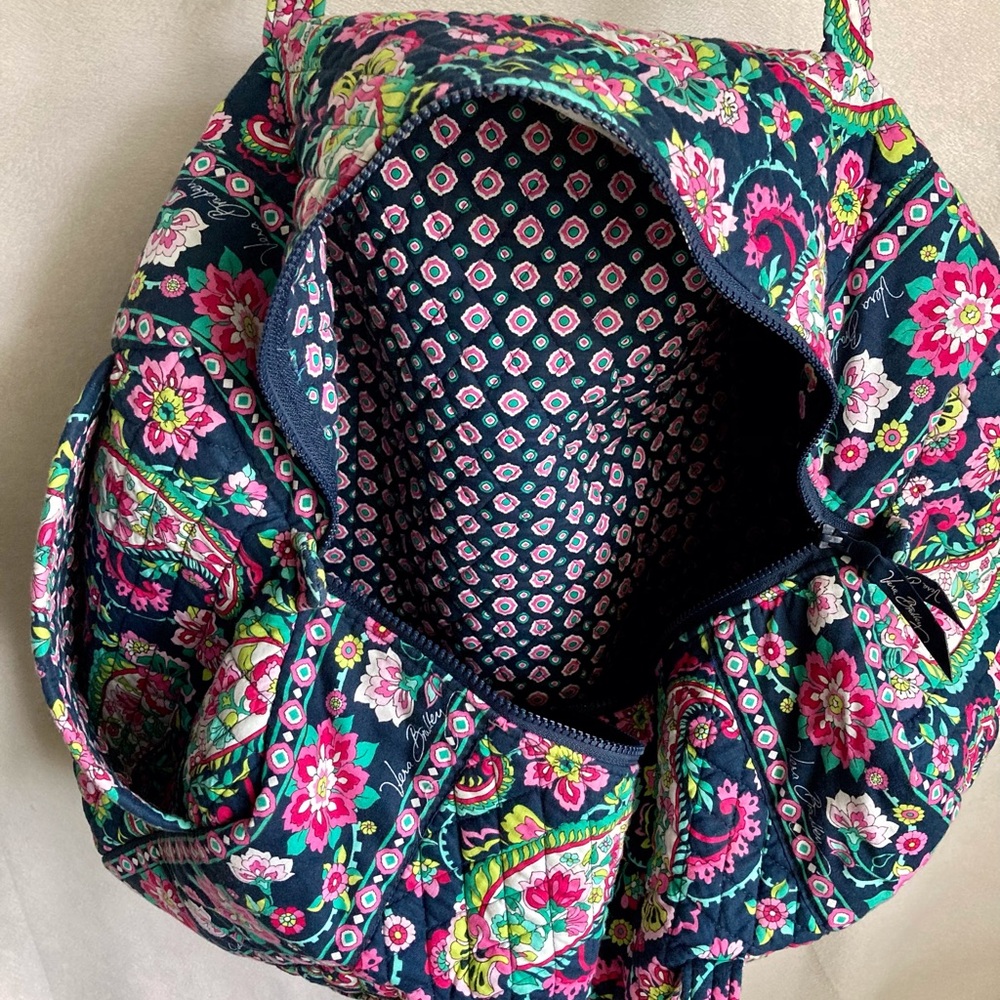 Vera Bradley Paisley Extra Large Duffel Bag Shoulde… Gem